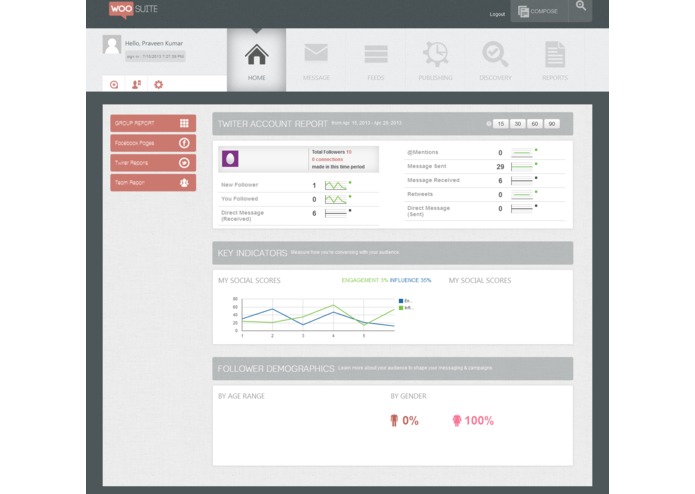 Socioboard Dashboard – screenshot 4