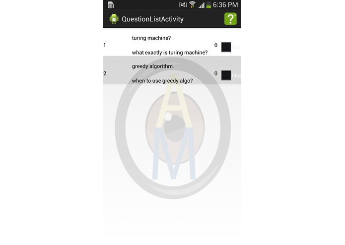 QAPoll – screenshot 1