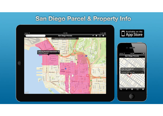 San Diego Parcel and Property Information App – screenshot 1