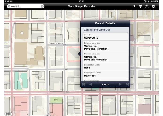 San Diego Parcel and Property Information App – screenshot 2