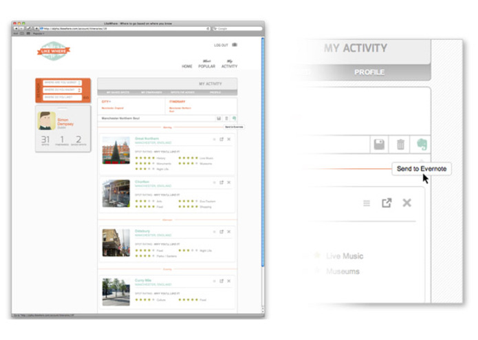 LikeWhere – screenshot 5