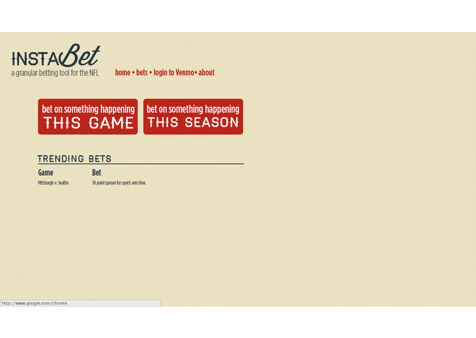 Instabet – screenshot 1