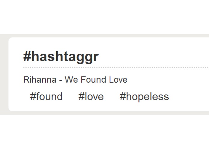 #hashtaggr – screenshot 1