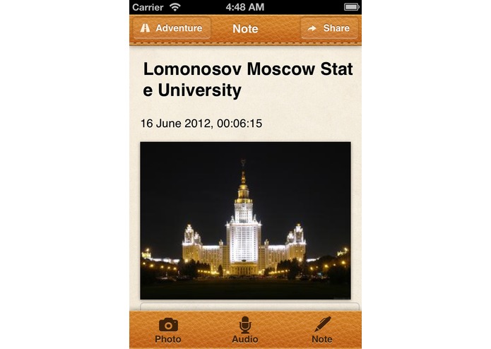 Adventure notes – screenshot 4