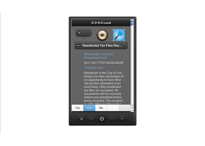 GongLocal – screenshot 2