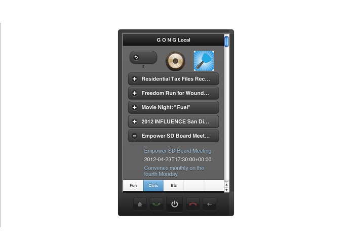 GongLocal – screenshot 3