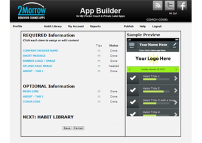 My Pocket Coach - Habits for Life – screenshot 2