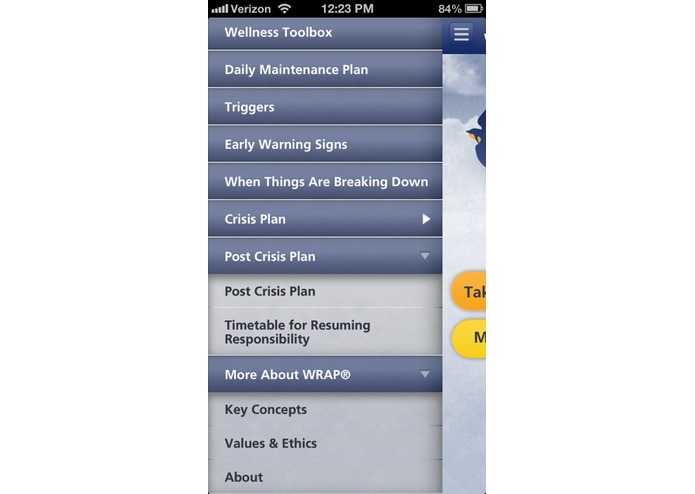 Wellness Recovery Action Plan®  [WRAP®] App – screenshot 3