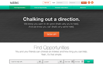 Takhti - Online Platform for Strategic Volunteerism