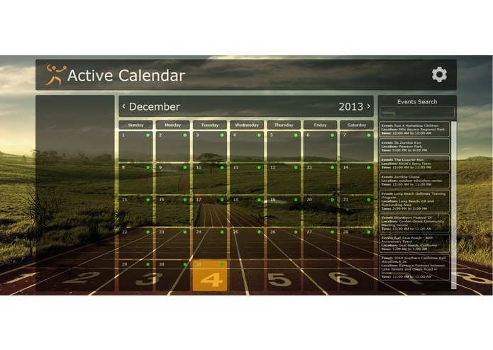 Active Calendar – screenshot 1