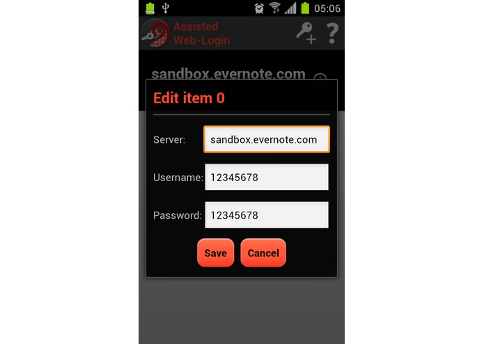 Assisted Web-Login – screenshot 5