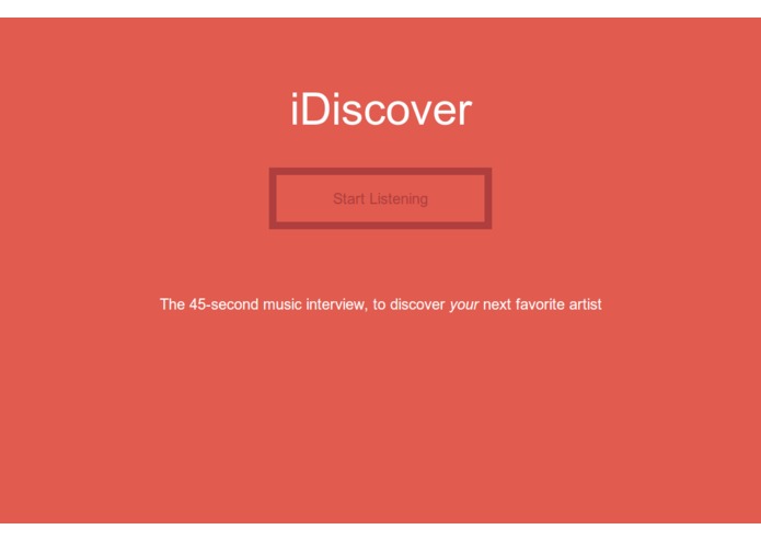 iDiscover – screenshot 1