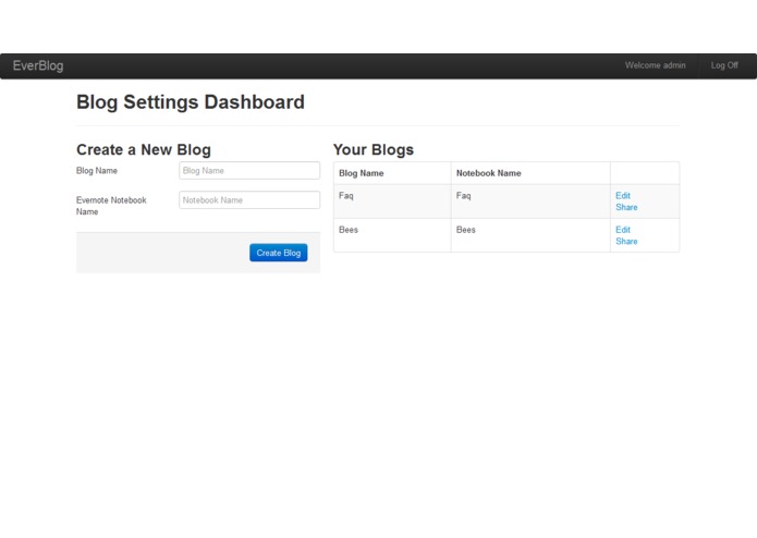 EverBlog – screenshot 3