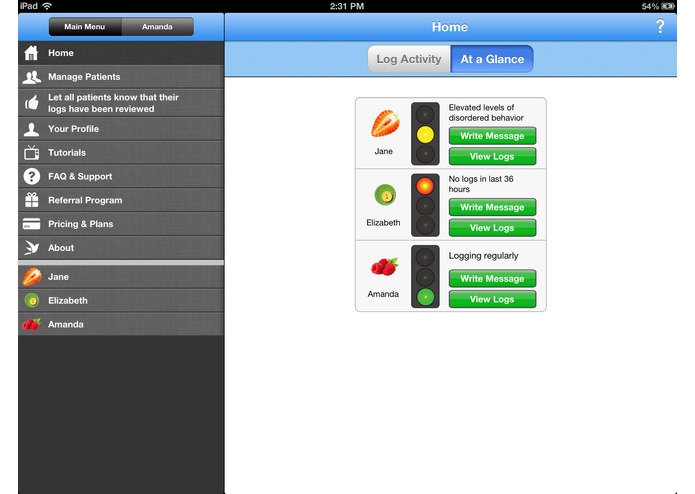 Recovery Record: Technology Enabled Best Practice for Mental Health Treatment – screenshot 5