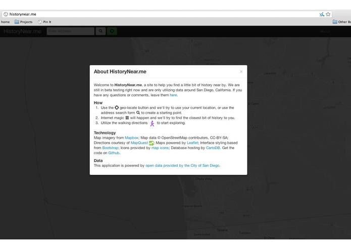 HistoryNear.me – screenshot 1