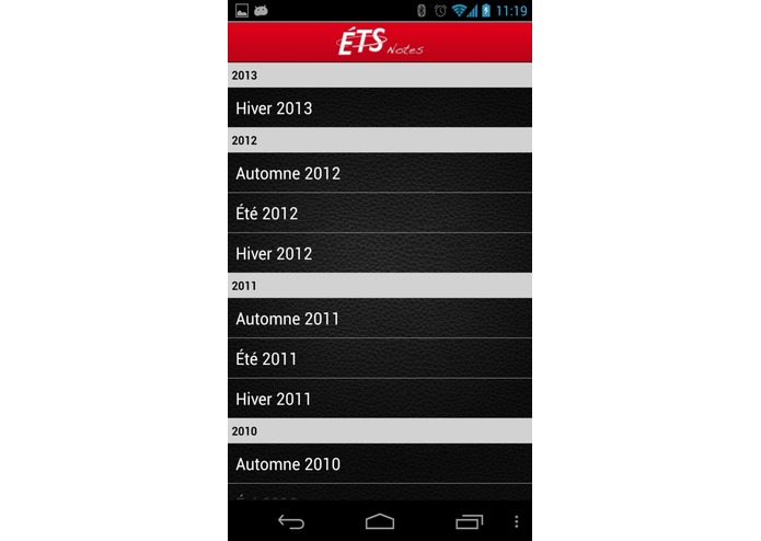 ETSMobile – screenshot 3