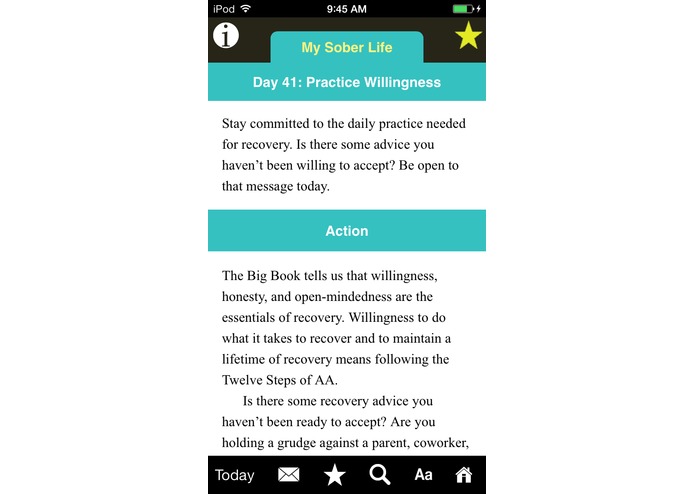 My Sober Life app – screenshot 5