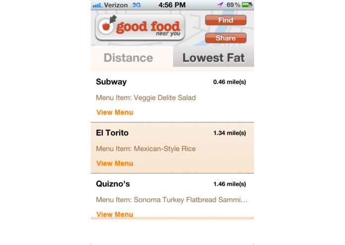 GoodFoodNearYou – screenshot 5