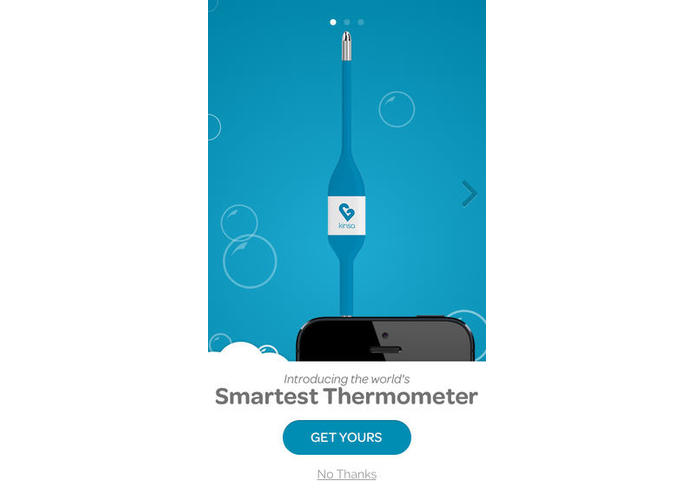 Kinsa, the world's smartest thermometer, is an easy way to track the progression of ill patients through the course of their illness – screenshot 1