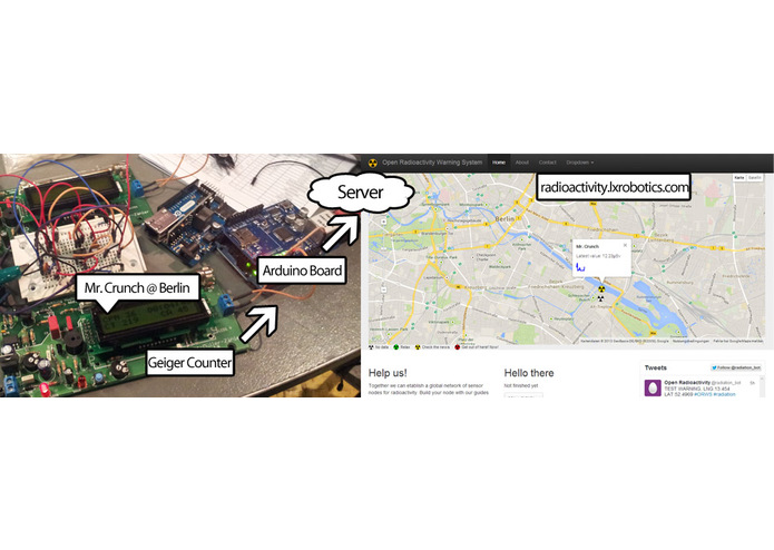 Open Radioactivity Warning System – screenshot 1