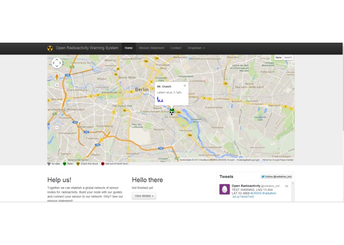 Open Radioactivity Warning System – screenshot 2