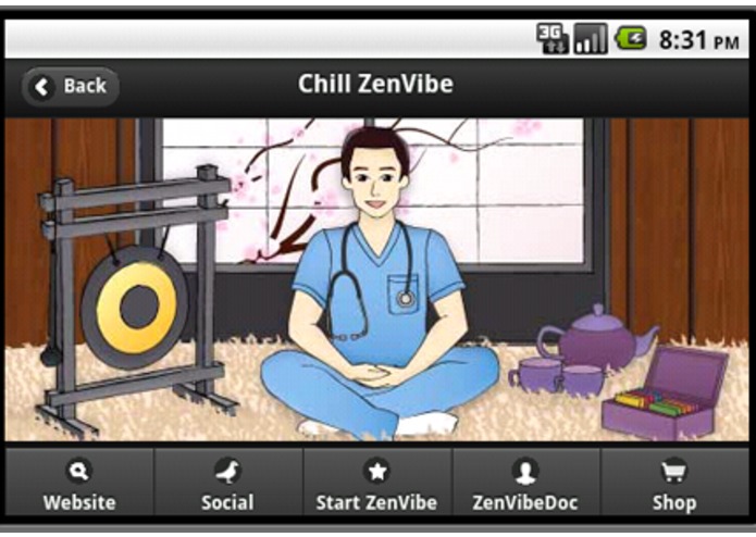 ZenVibe Meditiation Application – screenshot 4