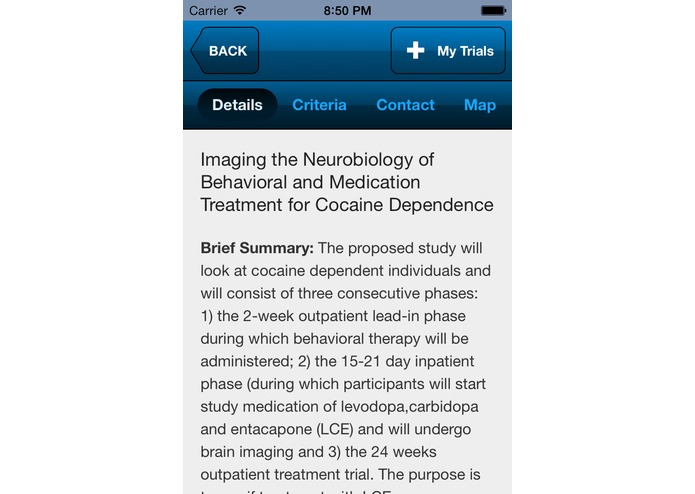 The Clinical Trials Handbook – screenshot 2