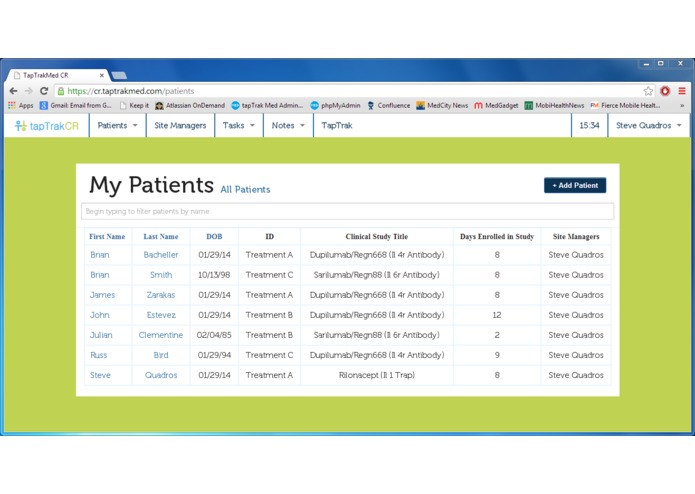 tapTrak CR – screenshot 5