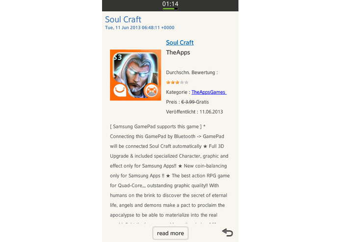 AppsReader – screenshot 2