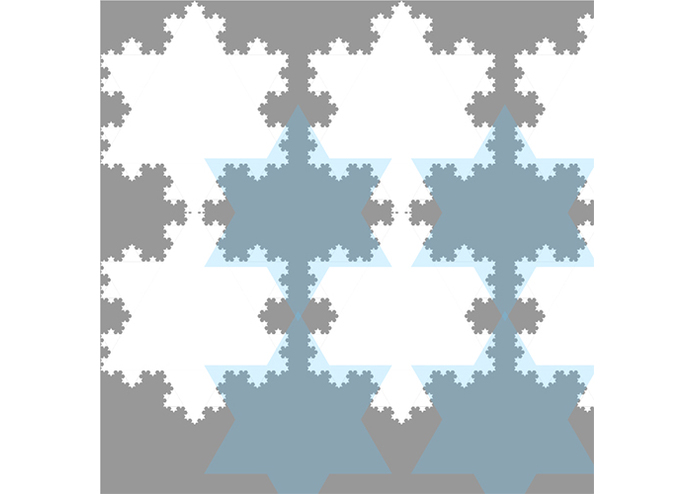 Koch snowflakes – screenshot 1
