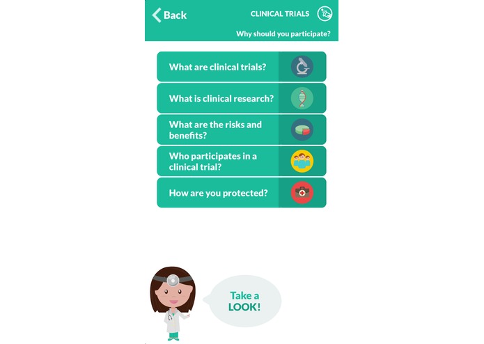 Clinical Trials: find & learn – screenshot 4