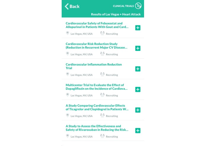Clinical Trials: find & learn – screenshot 5