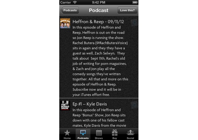 John Heffron Comedian App – screenshot 3