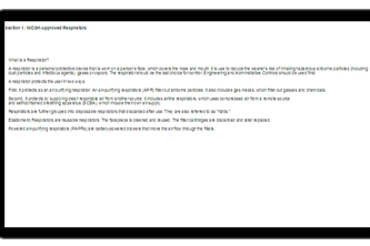 Respirator Numbers115