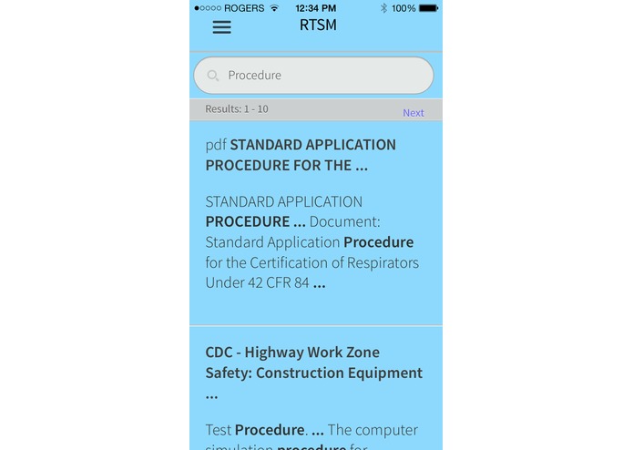 RTSM – screenshot 3