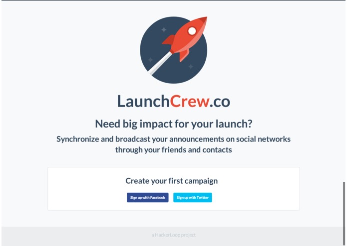 LaunchCrew.co – screenshot 1