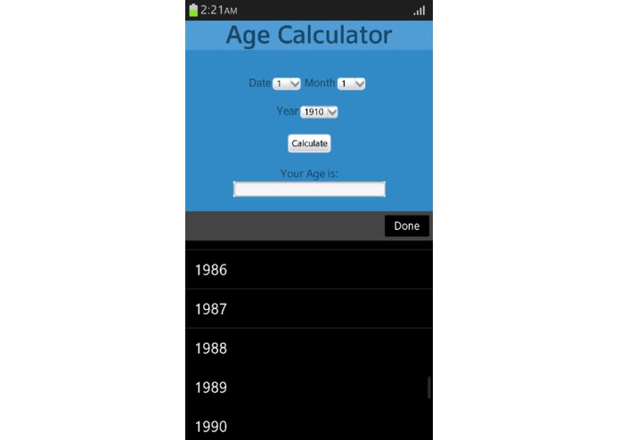 Age Calculator – screenshot 3