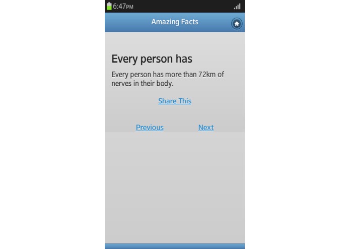 Amazing Facts – screenshot 3