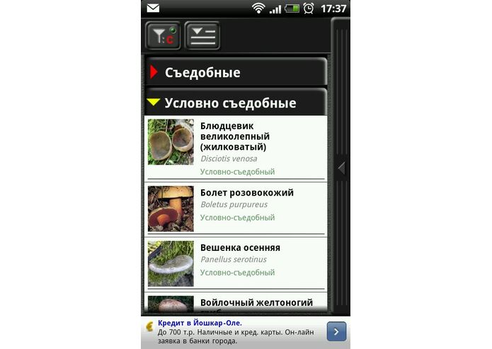 Mushroom guide (Грибы. Советник) – screenshot 1