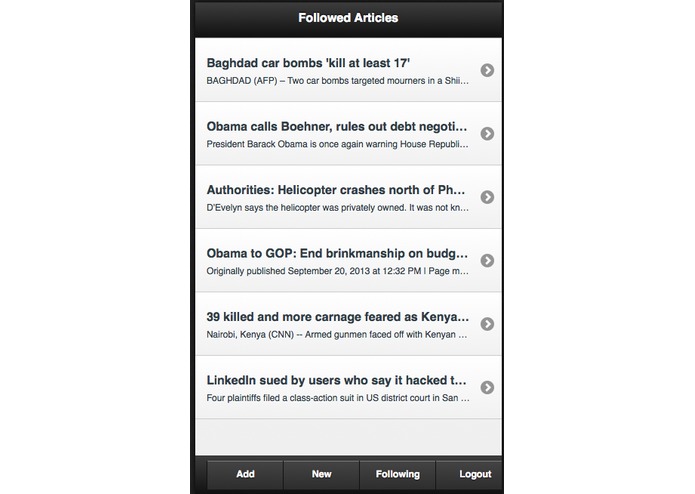 Follow Up – screenshot 1