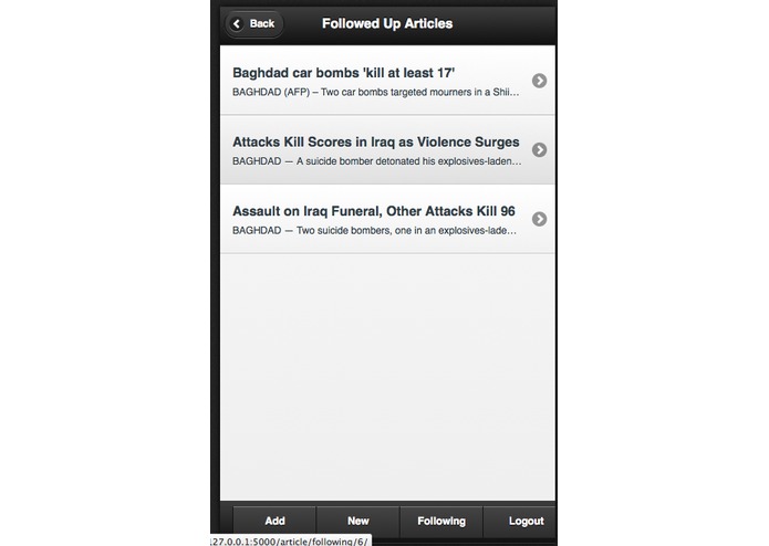 Follow Up – screenshot 2