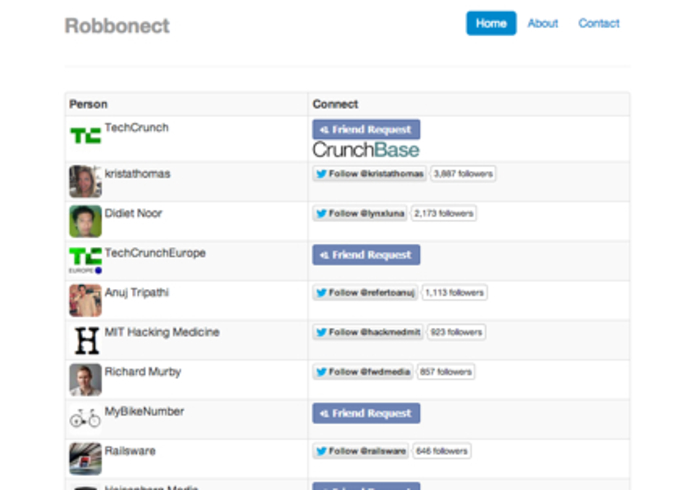 Robbonect - networking made easier – screenshot 2