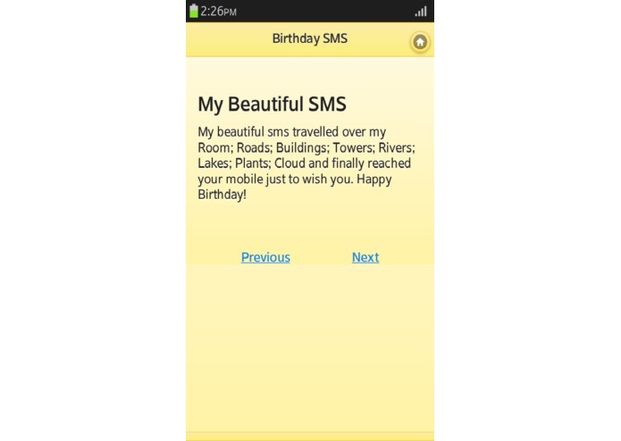 Birthday SMS – screenshot 2