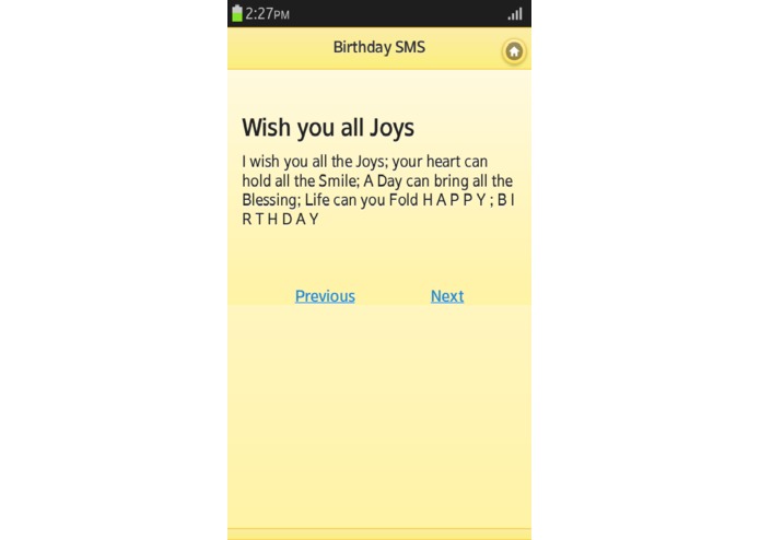 Birthday SMS – screenshot 3
