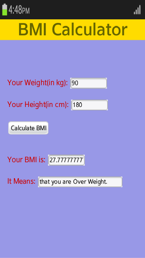 BMI Calculator | Devpost