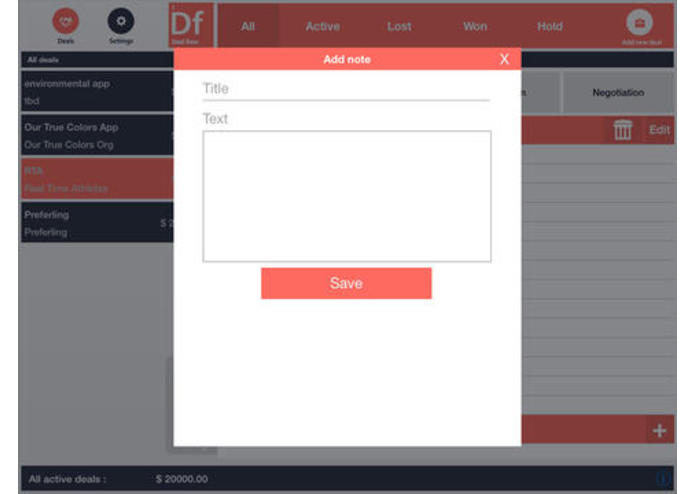 DealFlow app- The CRM User Experience re-imagined | Devpost