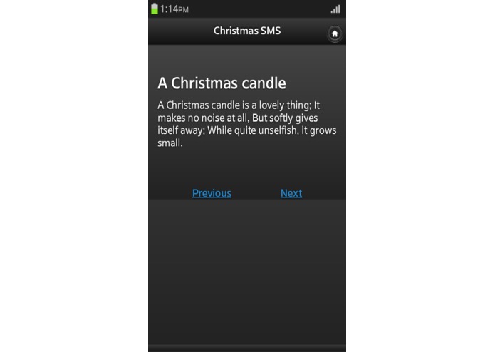 Christmas SMS – screenshot 3
