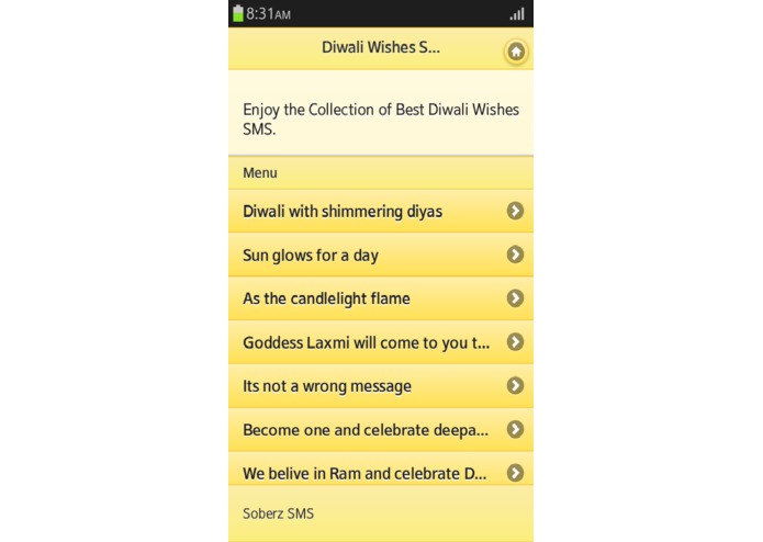 Diwali Wishes SMS – screenshot 1