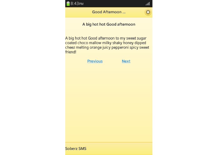 GoodAfternoon SMS – screenshot 3