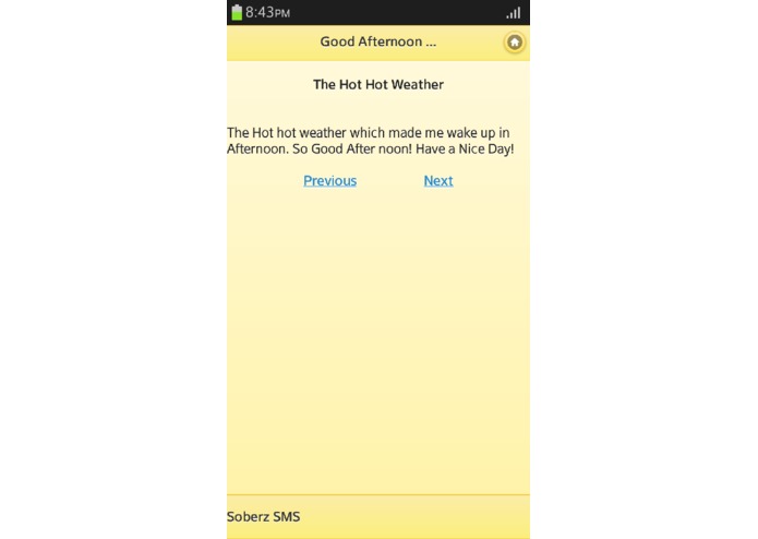 GoodAfternoon SMS – screenshot 4